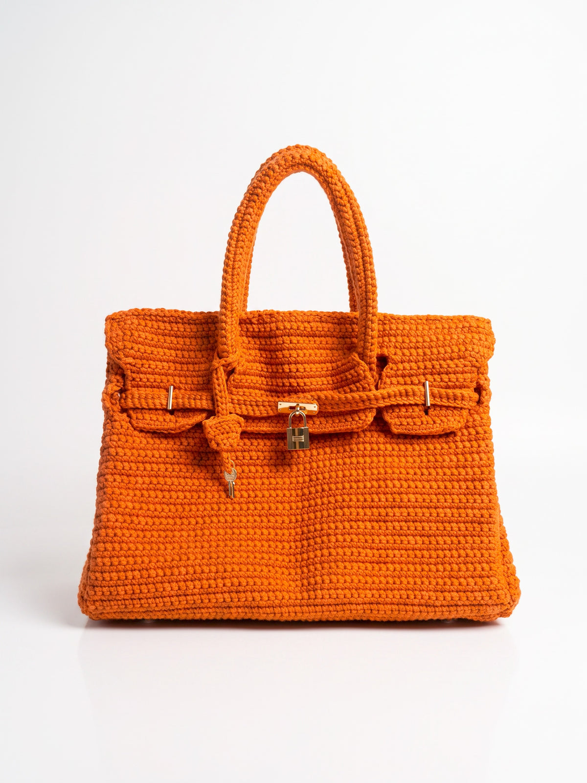 The Amber Luxe Birkin 35 Inspired Crochet Bag