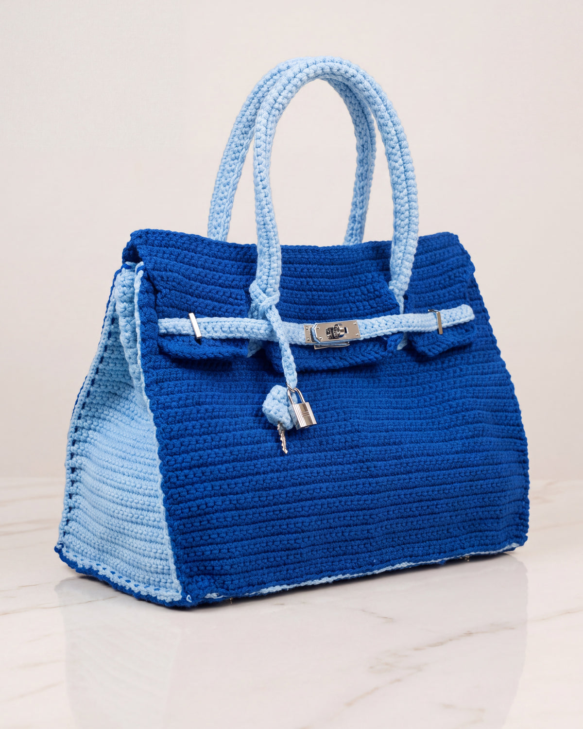 The Royalty Luxe Birkin 35 Inspired Crochet Bag