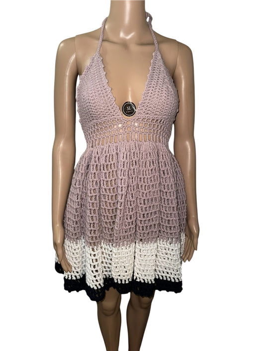 Mesh Baby Doll Dress